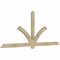Ekena Millwork Redmond Rough Sawn Timber Gable Bracket, Douglas Fir, 96"W x 40"H x 2"D x 4"F, 10/12 Pitch GBW096X40X0204RED00RDF - alternate 5